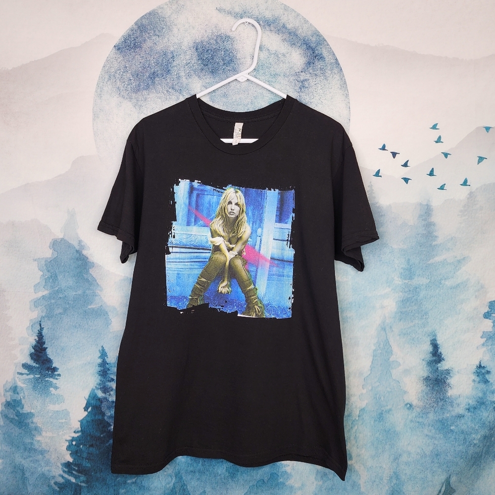 Britney Spears Album Cover Graphic Band Tee Unisex Large